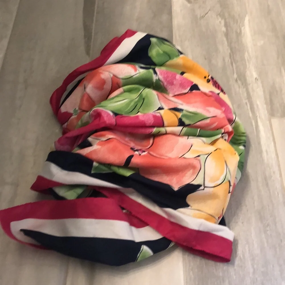 Silk Floral Scarf